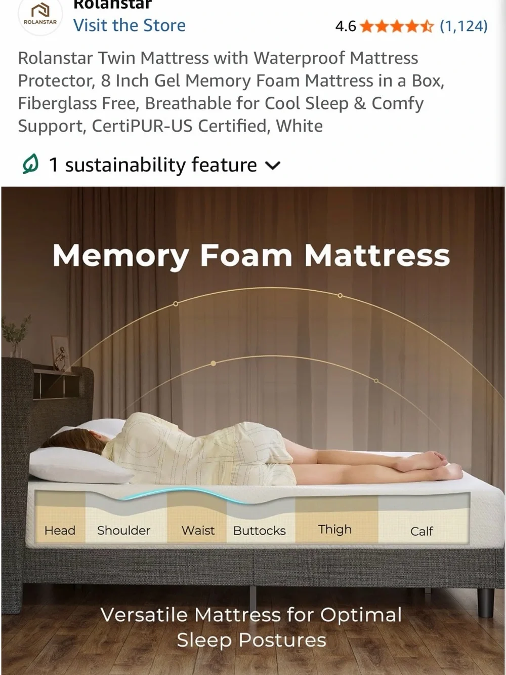 Waterproof Mattress - White